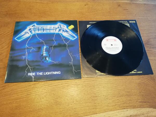 Metallica Ride the Lightning 1984  Roadrunner RR 9848 Holländische Pressung VG/VG+